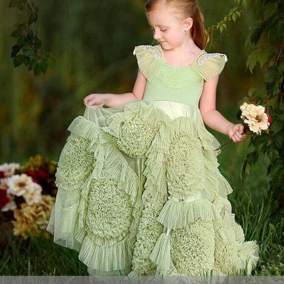 slim fit dress slacks Gingham Bear Doll Cake Dresses main image 1